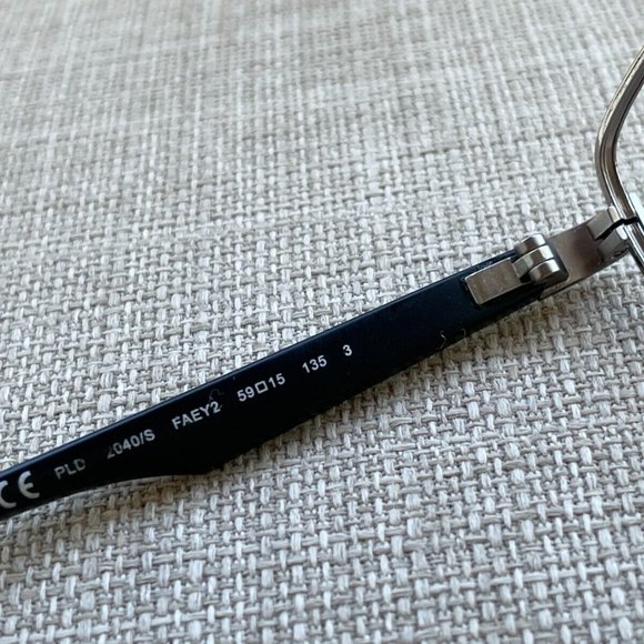 Polariod Men Sunglasses/Eyeglasses Black/Silver Tone PLD2040S FAEY 59[]15 135 - Picture 8 of 12